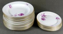 ANTIQUE MEISSEN DINNERWARE SET