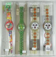 4 NEW SWATCH WRISTWATCHES