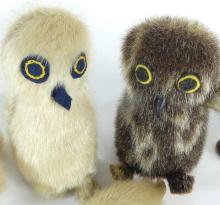 VINTAGE INDIGENOUS SEALSKIN FIGURES
