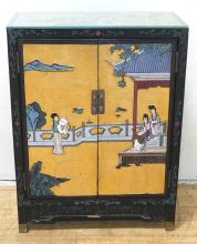 PAINTED ASIAN BAR CABINET