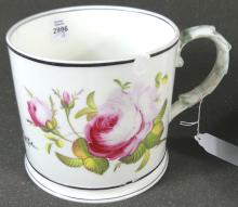 ANTIQUE ENGLISH MUG & PORCELAIN PLATES