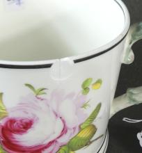 ANTIQUE ENGLISH MUG & PORCELAIN PLATES