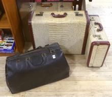 VINTAGE LUGGAGE AND DOCTOR'S BAG