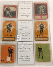 6 1930'S HOCKEY CARDS