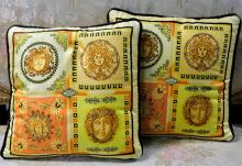 VERSACE SILK PILLOWS