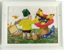 THREE OIL PAINTINGS