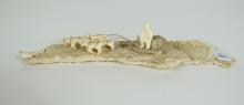 INUIT IVORY & STONE CARVING