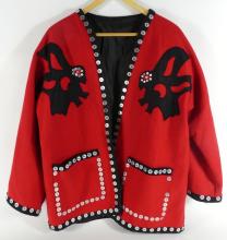 NORTHWEST COAST HAIDA THUNDERBIRD BUTTON JACKET