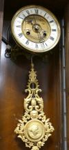 ANTIQUE REGULATOR WALL CLOCK