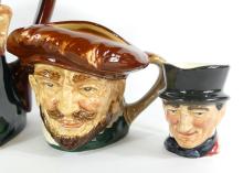 FOUR ROYAL DOULTON CHARACTER JUGS