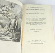 18TH CENTURY DON QUIXOTE VOLUMES