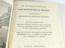 18TH CENTURY DON QUIXOTE VOLUMES