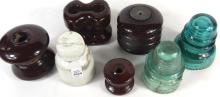 ANTIQUE GLASS INSULATORS