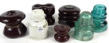 ANTIQUE GLASS INSULATORS