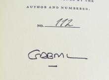 THE GENERAL IN HIS LABYRINTH SIGNED FIRST EDITION