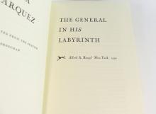 THE GENERAL IN HIS LABYRINTH SIGNED FIRST EDITION