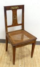 CANED SEAT SIDE CHAIR