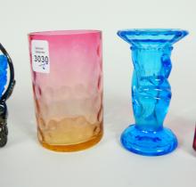 6 PIECES ANTIQUE GLASS