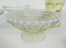 5 PIECES OF ANTIQUE GLASS