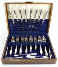 SET OF FLATWARE IN CANTEEN