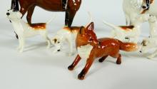 BESWICK 8-PIECE FOX HUNTING SET