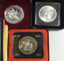 3 CANADIAN SILVER DOLLARS