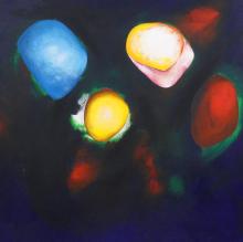 LARGE ACRYLIC BY PAUL NOVICK