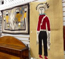 TWO INDIGENOUS WALL HANGINGS