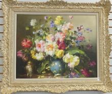 FRAMED "STILL LIFE" OIL PAINTING