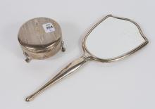 BIRKS STERLING DRESSER BOX AND MIRROR