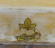 VINTAGE WALNUT SEWING CABINET