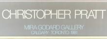CHRISTOPHER PRATT EXHIBITION POSTER