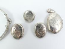 SUITE STERLING SILVER JEWELLERY