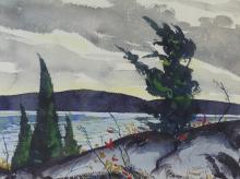 1956 CANADIAN SCHOOL WATERCOLOUR