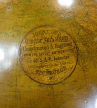 1867 CONFEDERATION TERRESTRIAL GLOBE