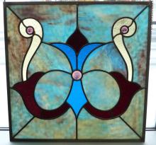 STAINED GLASS WINDOW PANEL