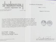 VERY VALUABLE DIAMOND EARRINGS