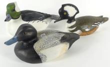 THREE SIGNED DECOYS