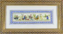 FOUR MUGHAL STYLE PAINTINGS ON IVORY