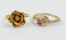 2 GOLD RINGS
