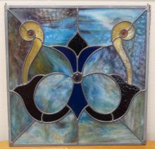 STAINED GLASS WINDOW PANEL