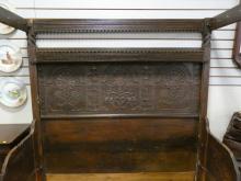 18TH CENTURY DUTCH OAK CANOPY BED