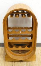 OAK WINE RACK