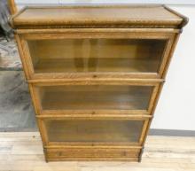 MACEY OAK SECTIONAL BOOKCASE