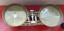 TWO ANTIQUE BALANCE SCALES