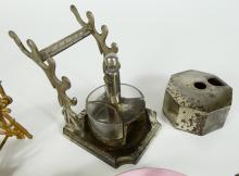 4 UNUSUAL INKWELLS