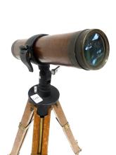 ANTIQUE TELESCOPE ON TRIPOD