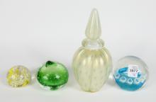 PAPERWEIGHTS, BOTTLE