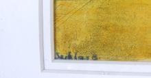PAIR MIXED MEDIA DRAWINGS