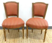 PAIR OF ITALIAN PROVINCIAL SIDE CHAIRS